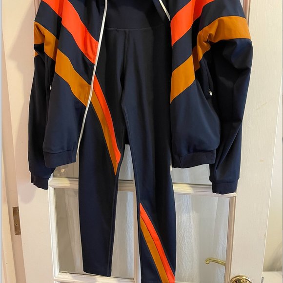 SOLD AS A SET SPLITS59 Faye Striped Zip Jacket FULL SET - Picture 3 of 4